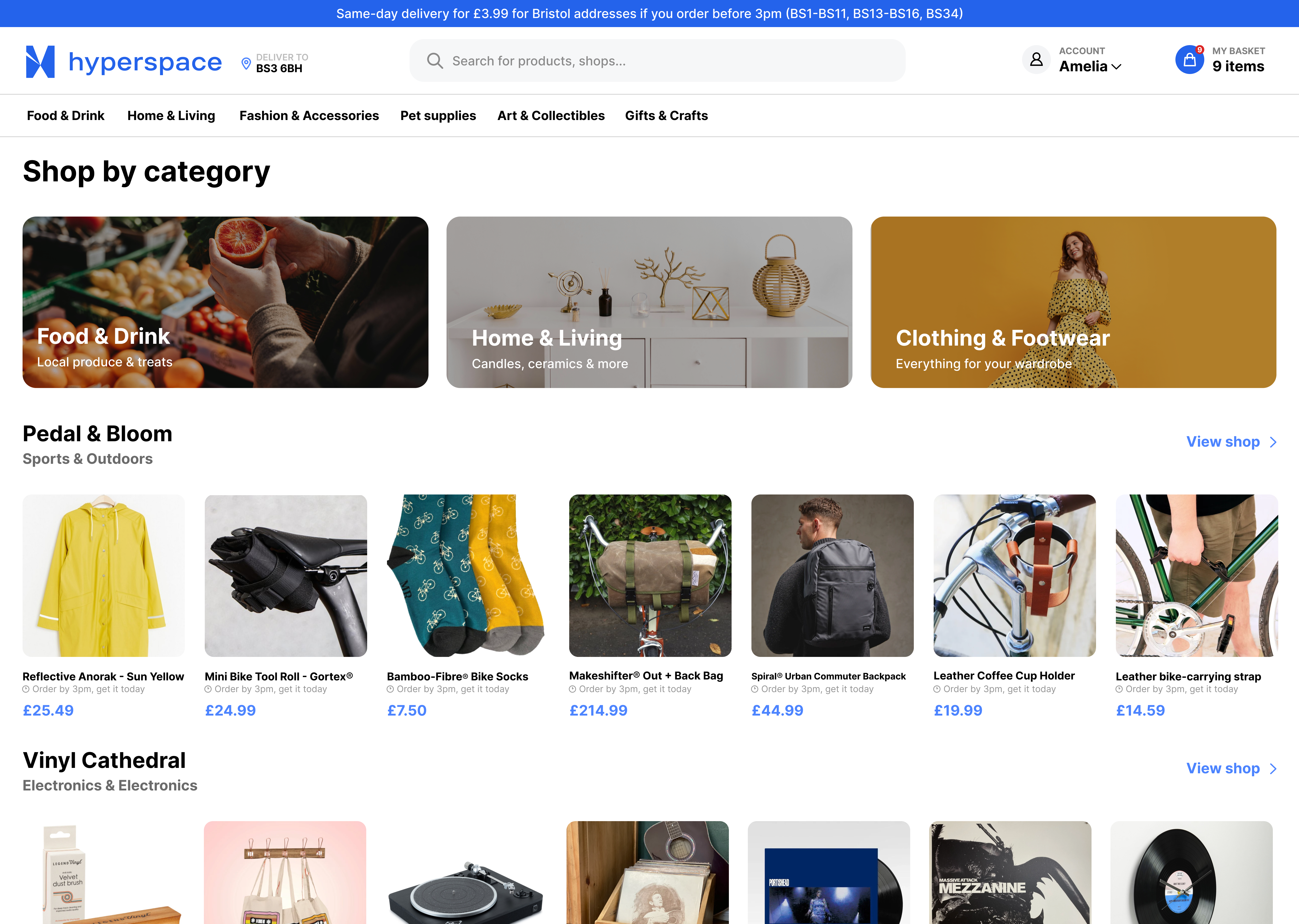 Shop Category Page